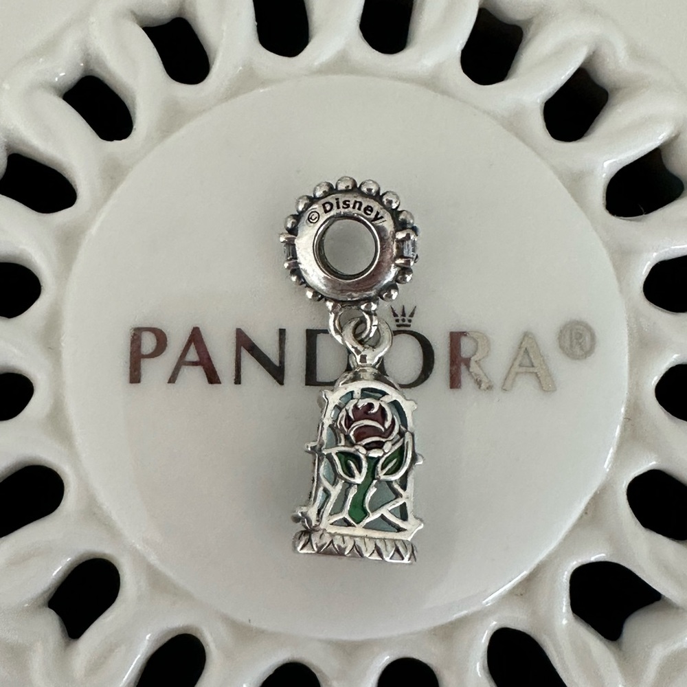 Pandora Disney Beauty And The Beast Enchanted Ros… - image 6